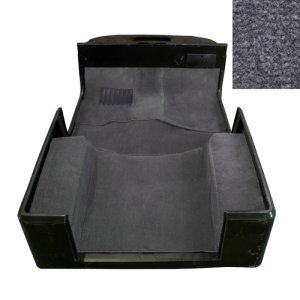Jeep Wrangler Carpet Kit - Front + Rear - Rugged Ridge - Deluxe - Gray - `97-`06